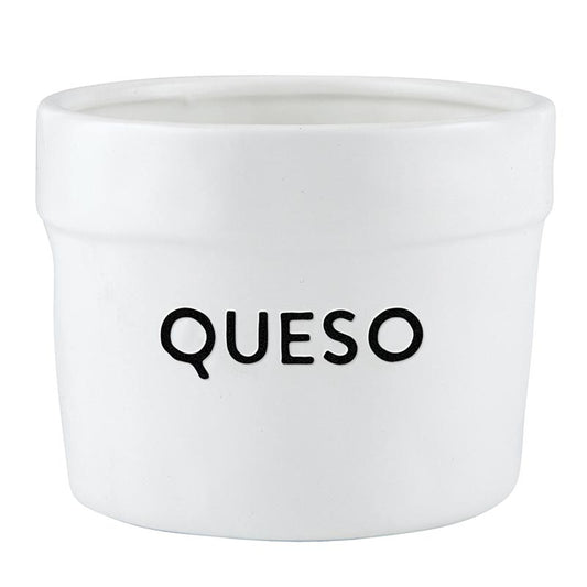 White Ceramic Queso Bag