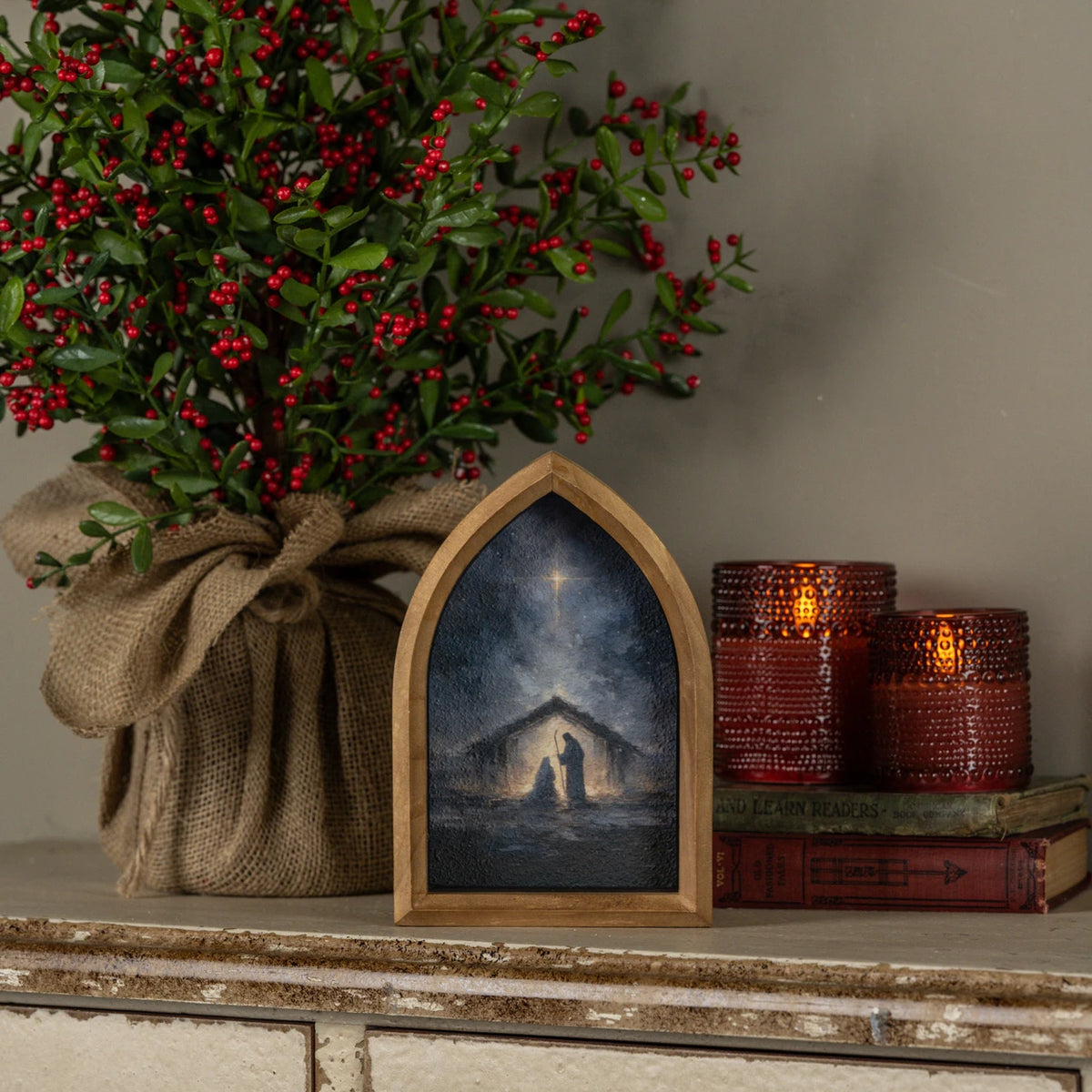 Nativity Arched Frame