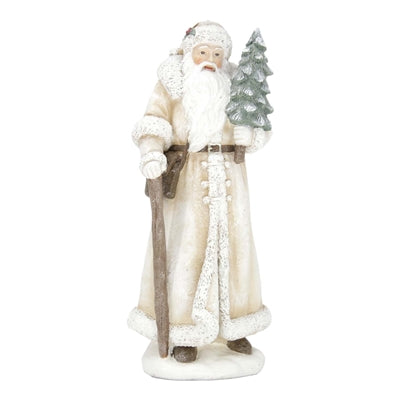 Vintage Santa With Tree