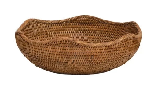 Medium Hand-Woven Rattan Bowl