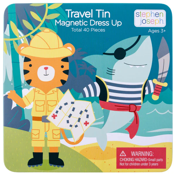 Shark & Tiger Magnetic Travel Tin