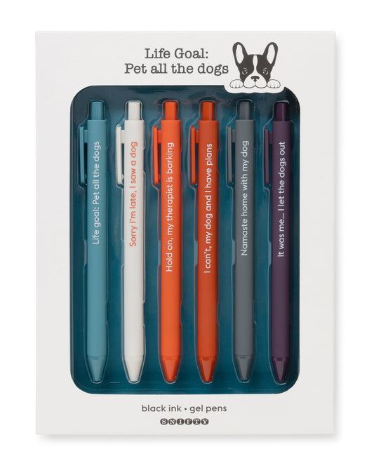 Pet All The Dogs Gel Pen Set