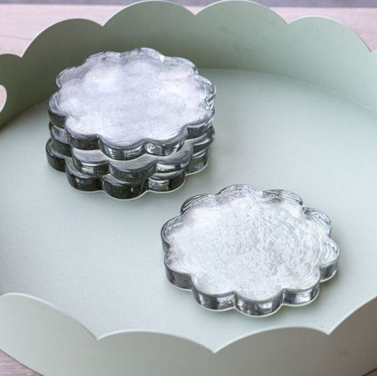 Scallop Glass Coasters