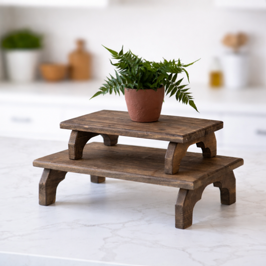 Natural Wood Riser