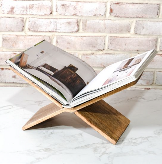 Natural Wood Magazine Holder