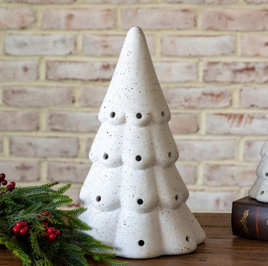 White Christmas Trees
