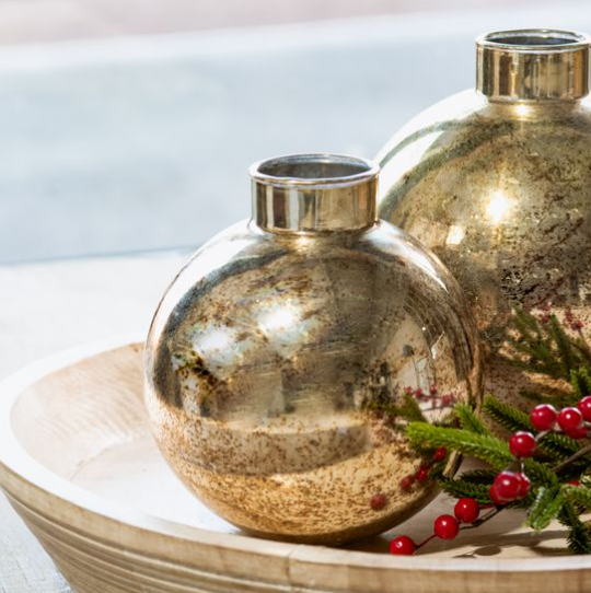Gold Ball Vase
