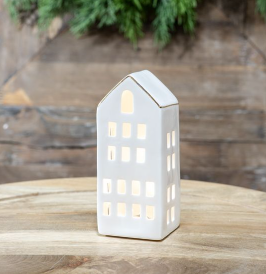 Ceramic Light Up City House