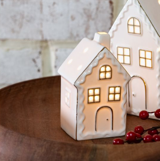 Ceramic Light Up City House