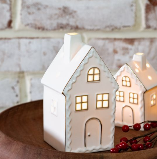 Ceramic Light Up City House