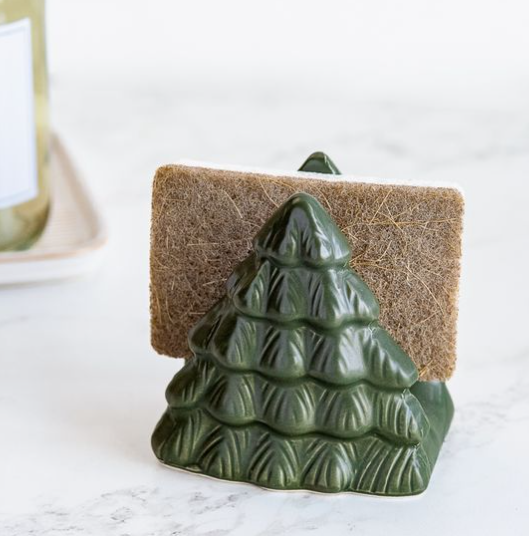 Christmas Tree Sponge Holder