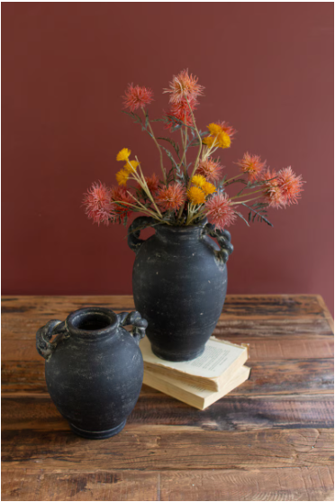 Braided Handle Clay Vessels