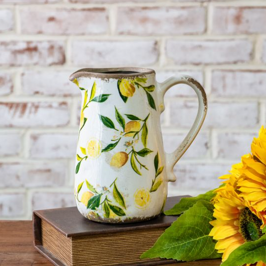 Lemon Pitcher Vase