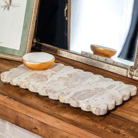Marble Raised Tray