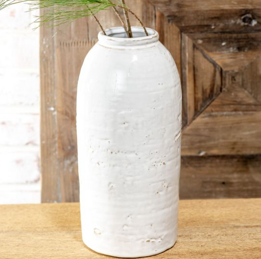 White Ceramic Vase