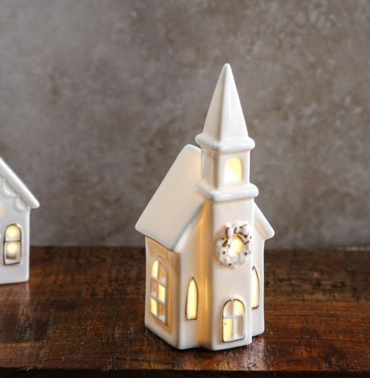 Ceramic Light Up City House