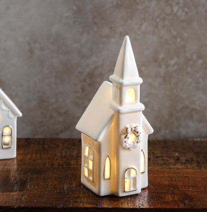 Ceramic Light Up City House