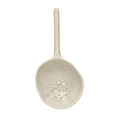 6 3/4” Stoneware Strainer Spoon