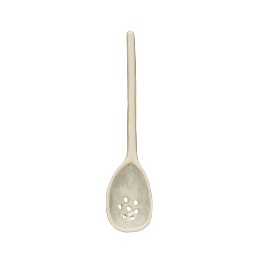 6 1/2” Stoneware Strainer Spoon
