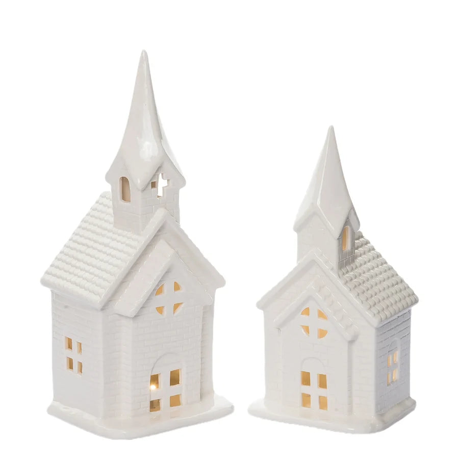 White Light Up Church