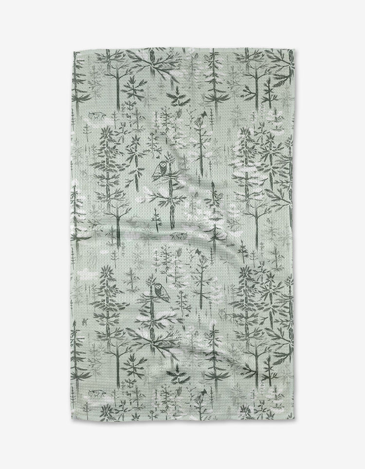 Boreal Forest Kitchen Tea Towel