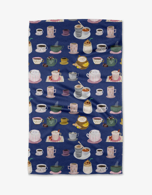 Coffee Drinks Kitchen Tea Towel