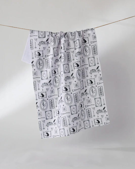 Haunted Gallery  Kitchen Tea Towel