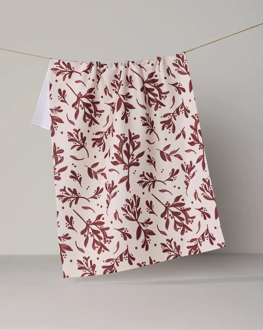 Holly Folly Kitchen Tea Towel
