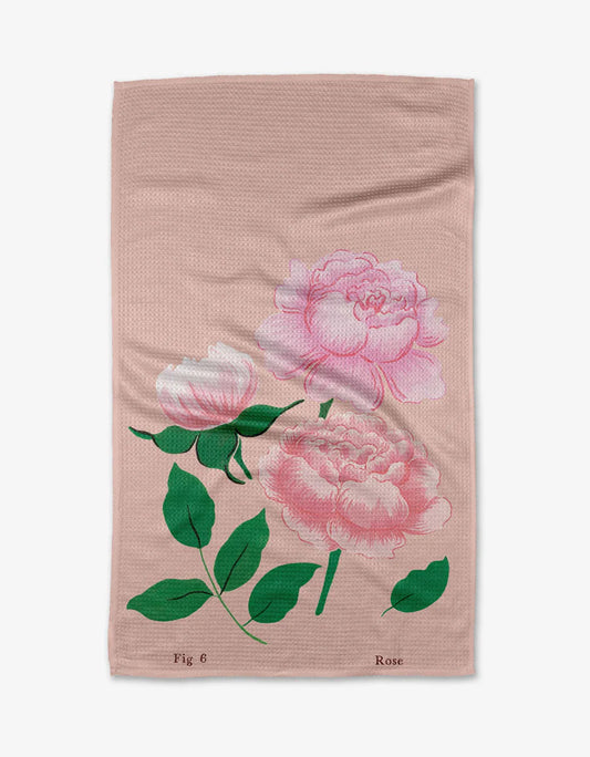 June Roses Kitchen Tea Towel