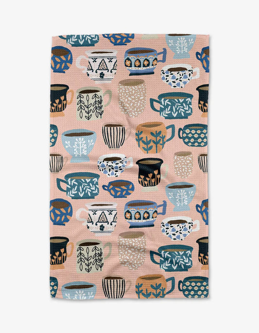 Les Tasses Kitchen Tea Towel