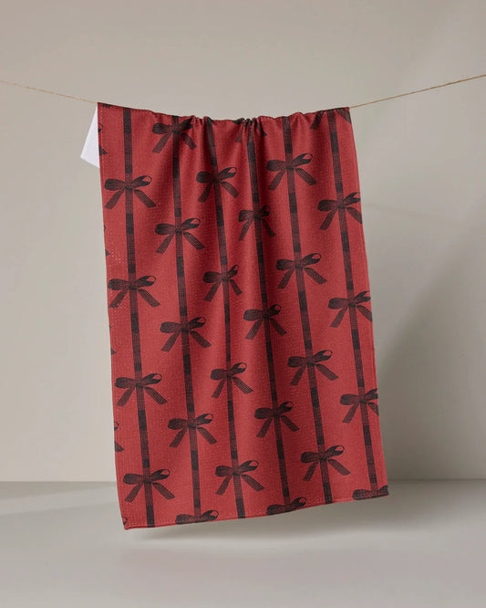 Love Bows Kitchen Tea Towel