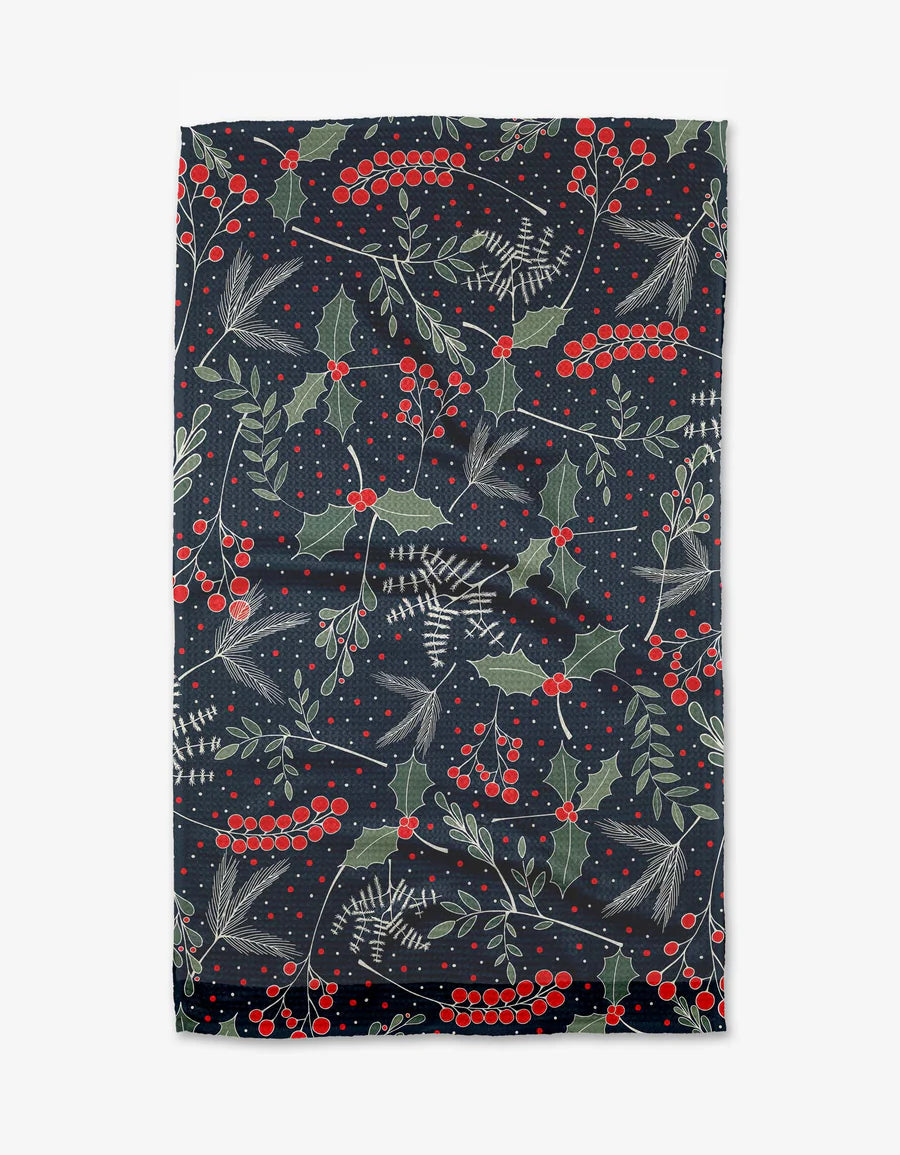 Mistletoe Miracle Kitchen Tea Towel