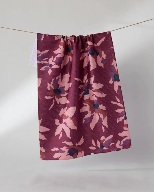 Mulberry Bloom Kitchen Tea Towel