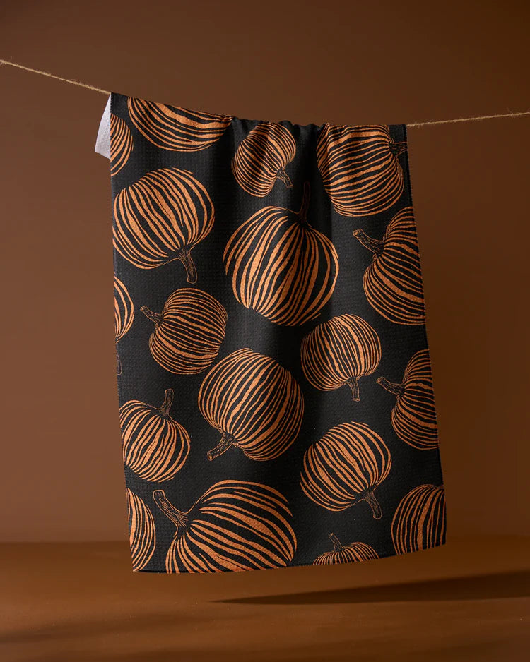 Pumpkin Noir Kitchen Tea Towel