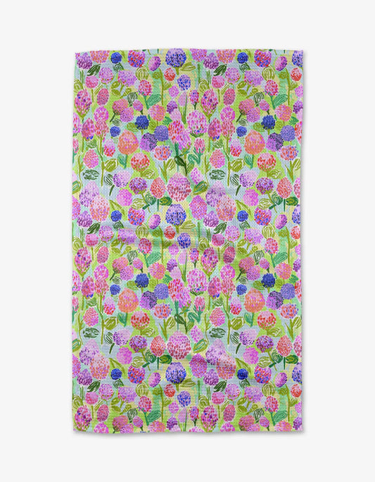 Spring Clovers Kitchen Tea Towel