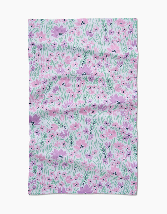 Spring Fleur Blooms Kitchen Tea Towel