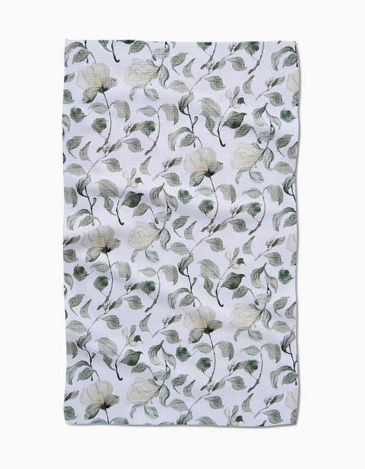 Spring Floral Blossoms Kitchen Tea Towel