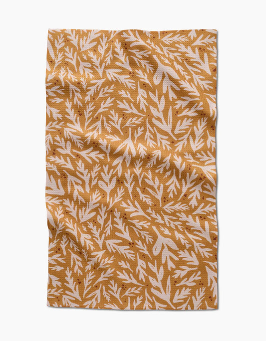 Trail Dusting Gold Kitchen Tea Towel