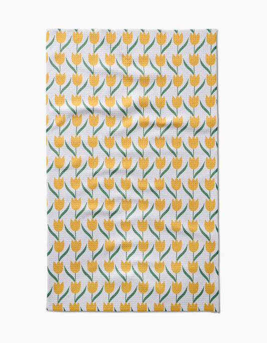Tulip Flowers Kitchen Tea Towel