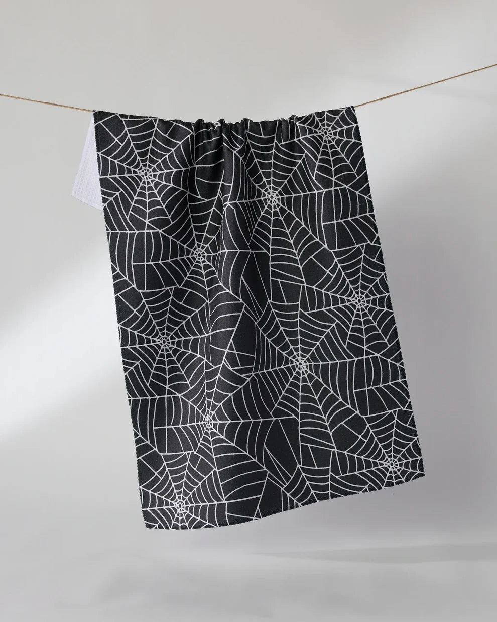 Whisper Web Black Tea Towel