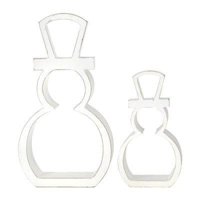 White Snowman Cutouts