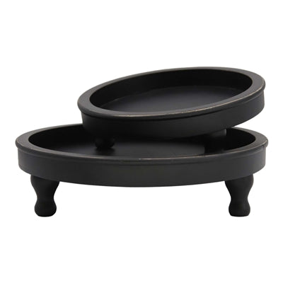 Black Round Stands