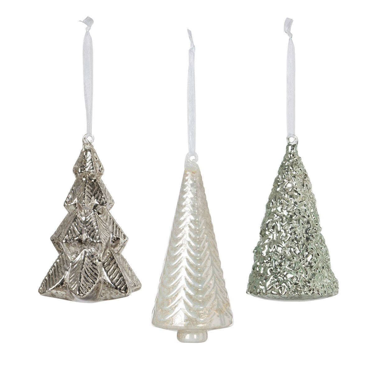 Northern Lights Glass Tree Ornaments