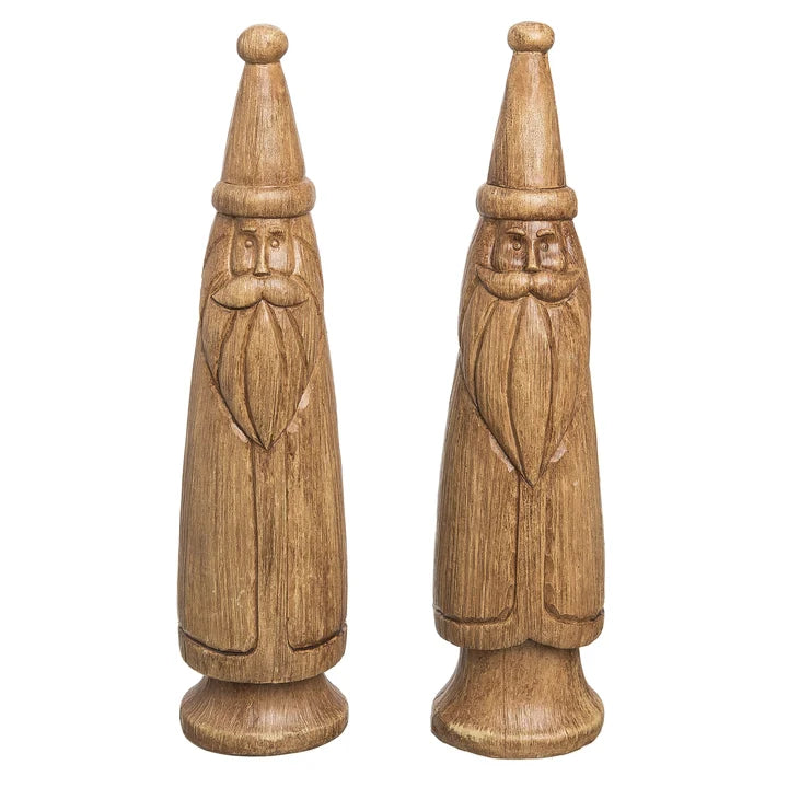 Wood Slim Santa