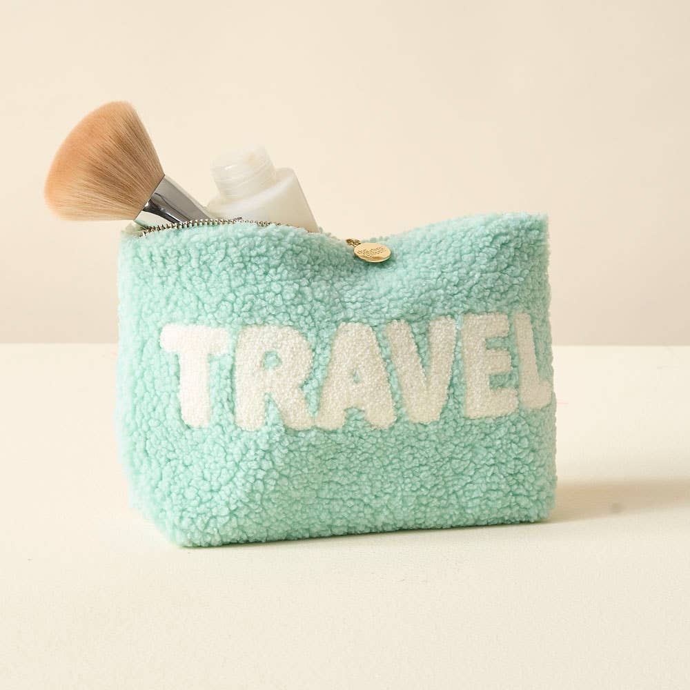 Aqua Travel Teddy Pouch