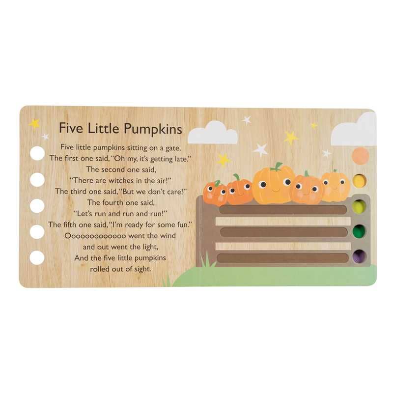 Five Little Pumpkins Touch and Trace Nursery Rhymes