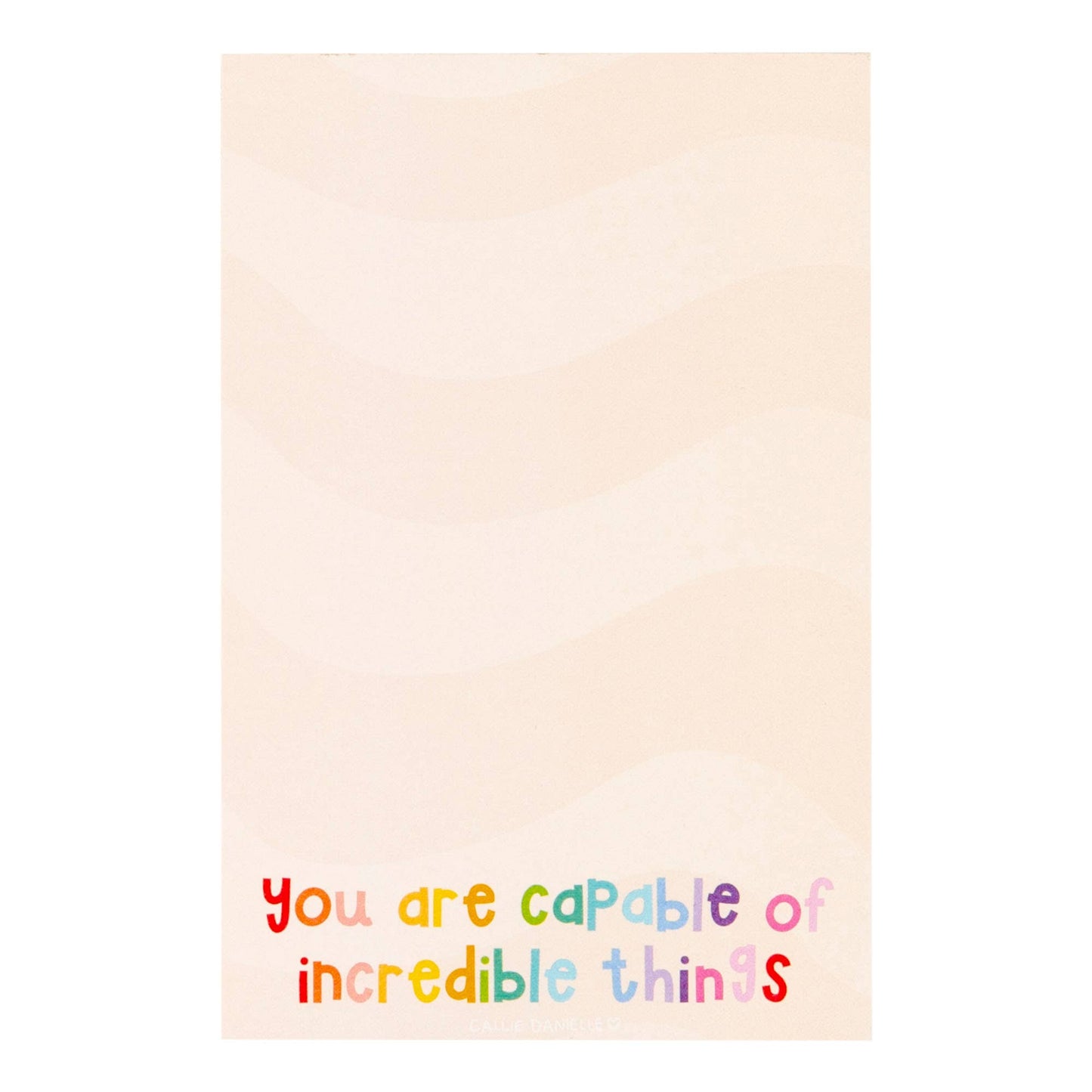 Incredible Things Notepad