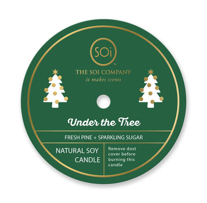 Tree &  Gift  12oz  Icon Candle