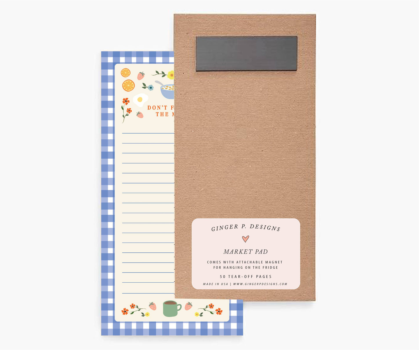 Don't Forget The Milk Market Pad