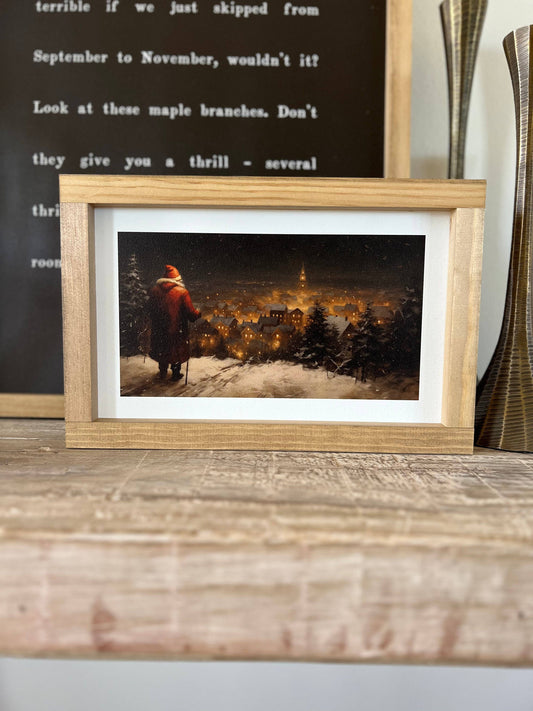 Vintage Santa 5 Wall Sign